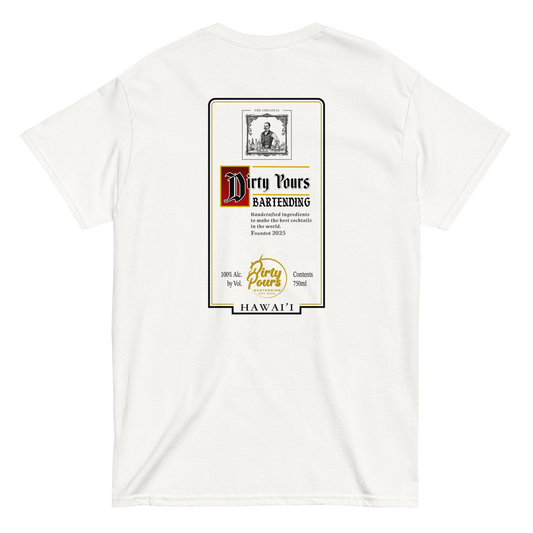 Dirty Pours Dutch Vodka T-Shirt Back