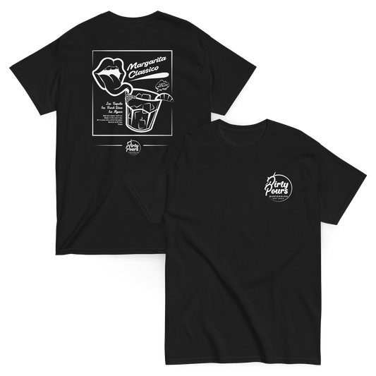 Dirty Pours Margarita Classico Black T-Shirt