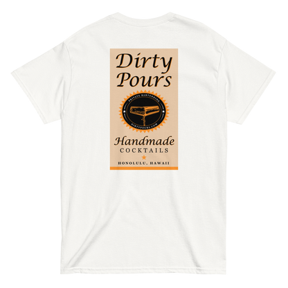 Dirty Pours Vodka T-Shirt Back