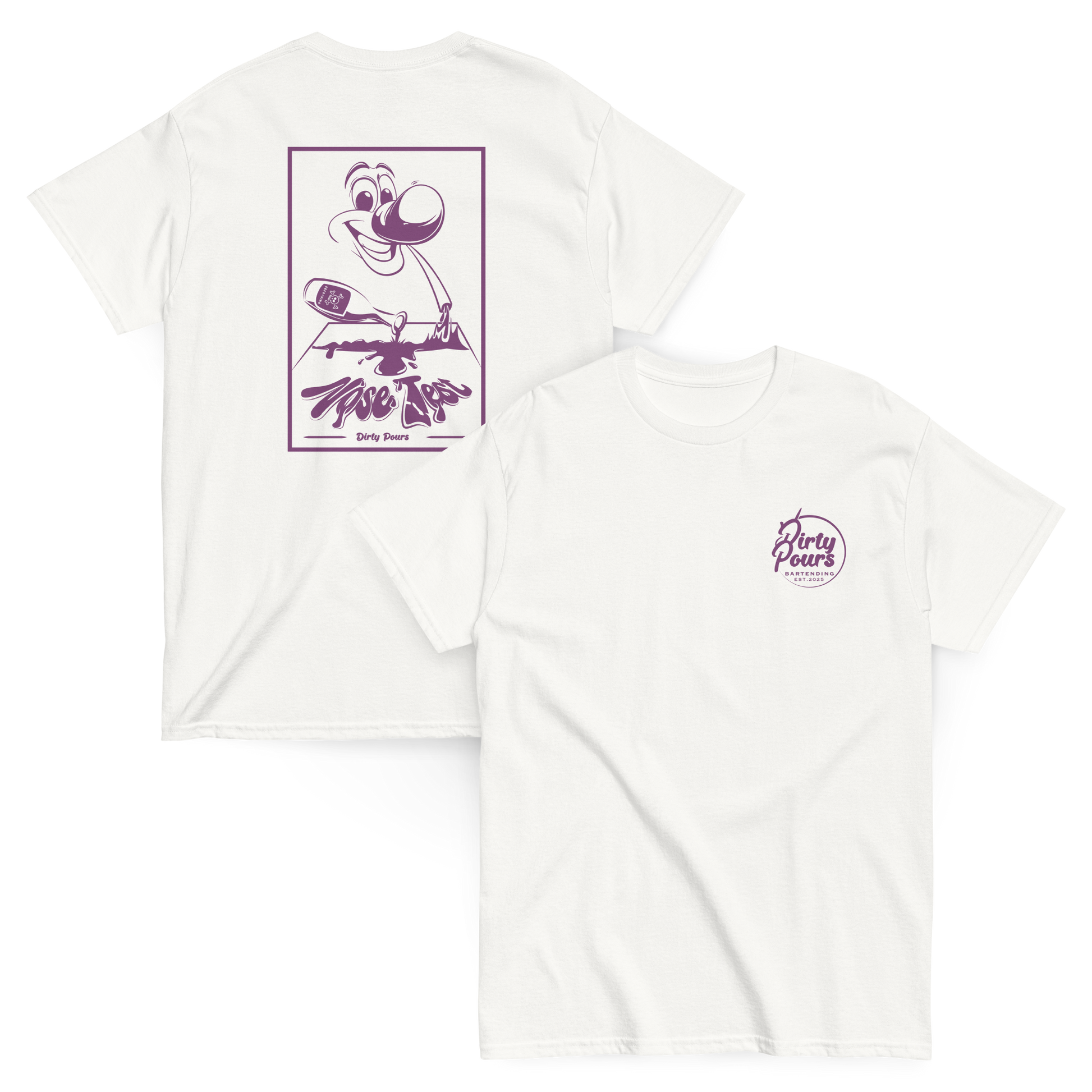 Dirty Pours Wine Nose Test T-Shirt 