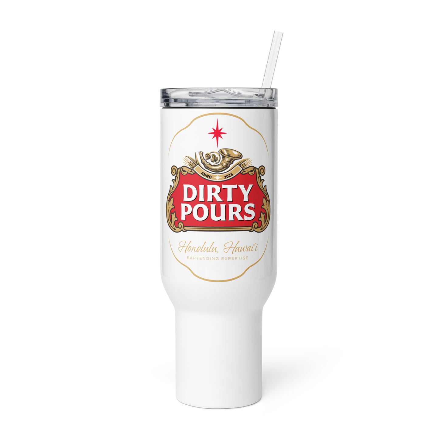 40oz. Belgium Beer Travel Mug